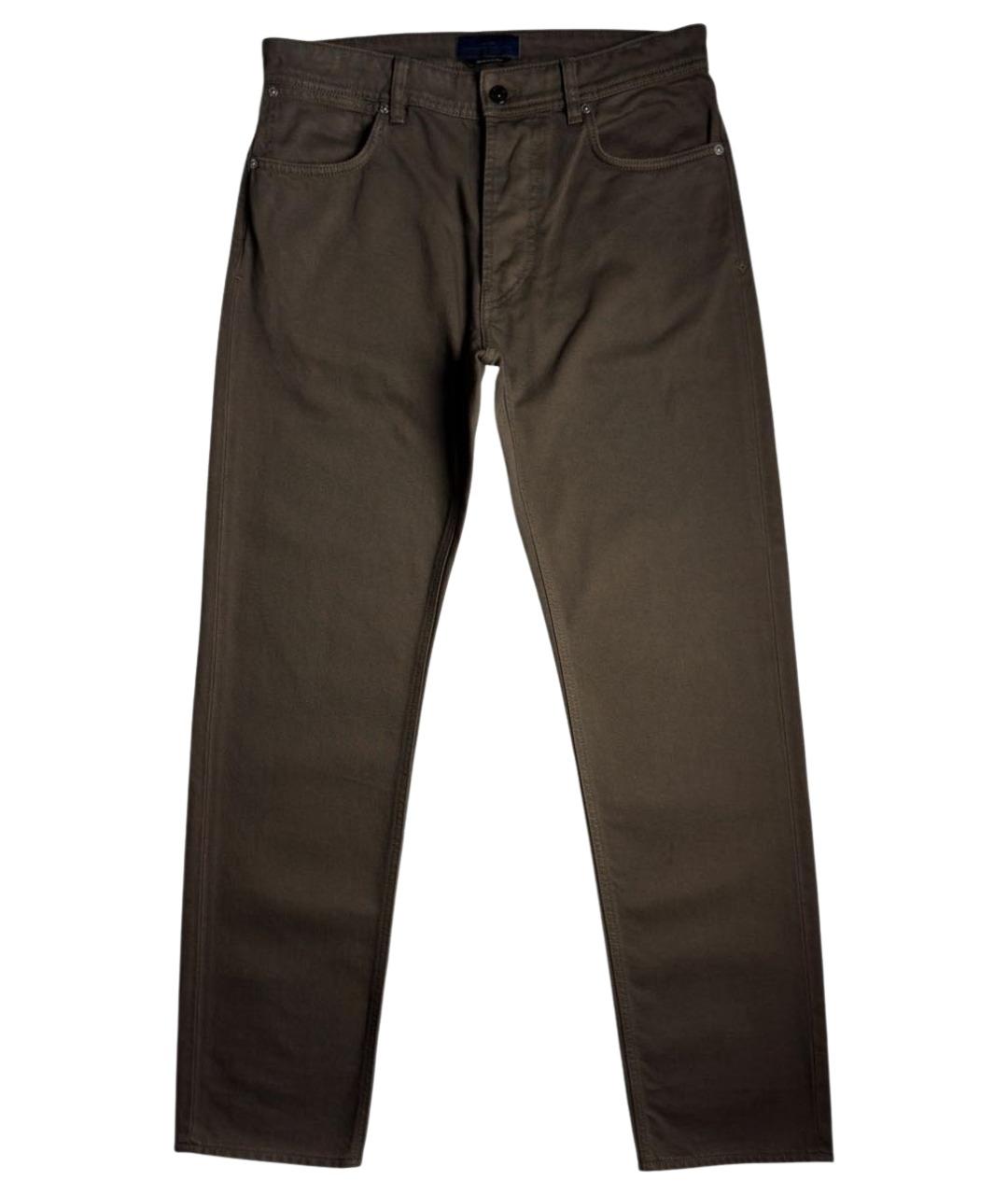 STONE ISLAND Коричневые прямые джинсы, фото 1