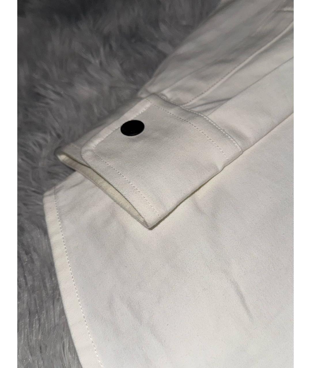 VETEMENTS Белая хлопковая кэжуал рубашка, фото 3