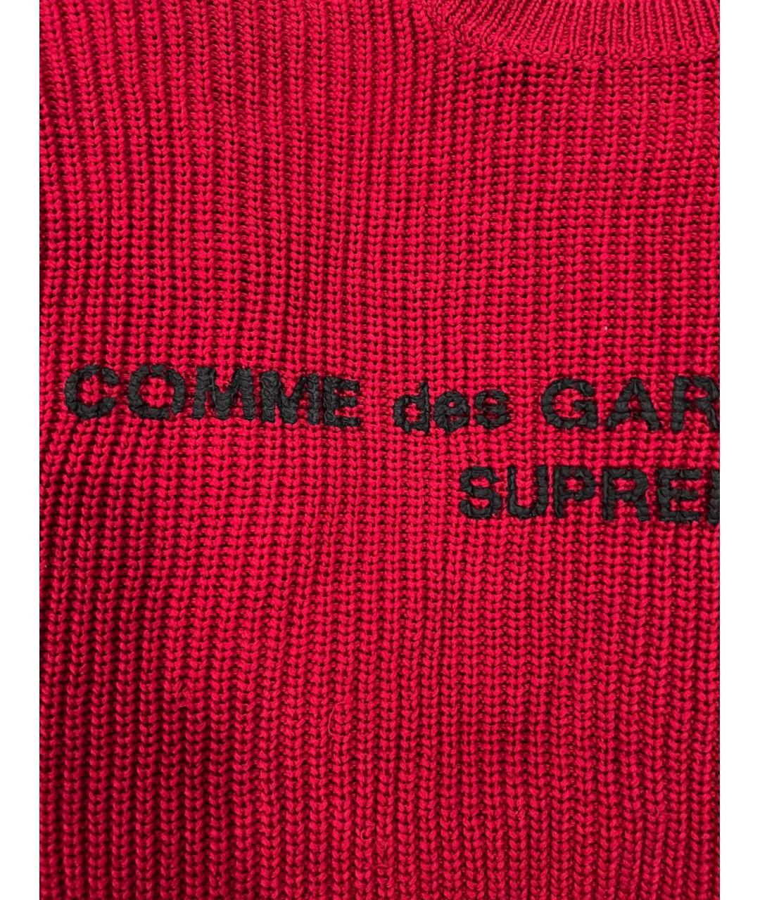 COMME DES GARÇONS Красный хлопковый джемпер / свитер, фото 4
