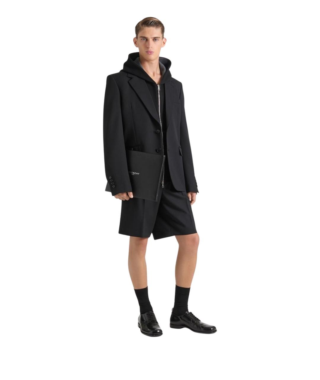 GIVENCHY Черная кожаная папка для документов, фото 2