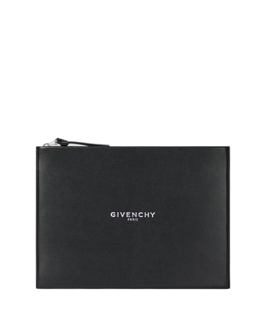 GIVENCHY Черная кожаная папка для документов, фото 1