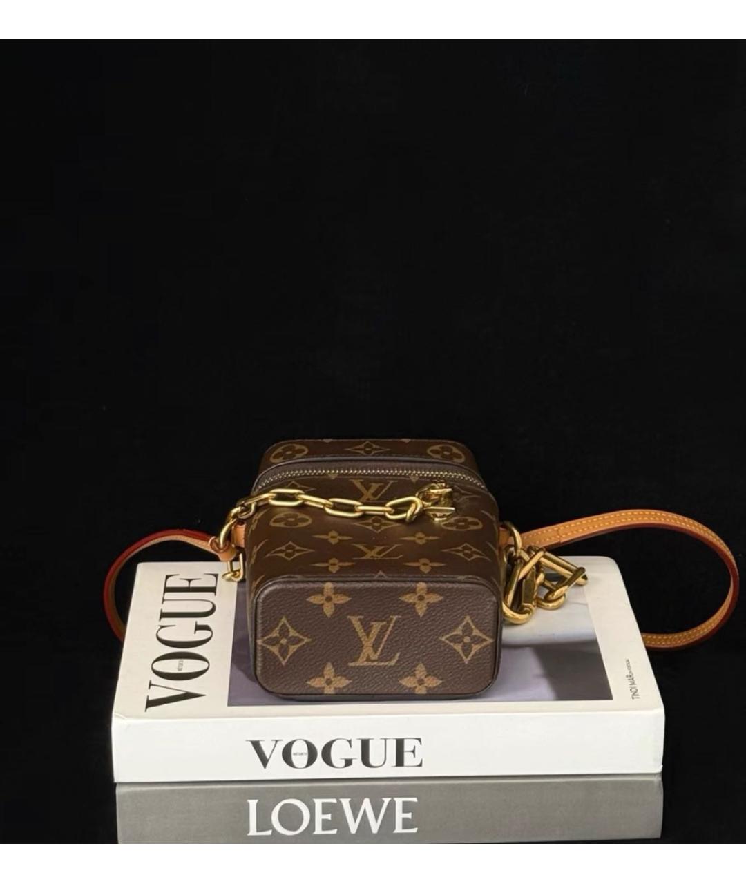 LOUIS VUITTON Коричневая сумка через плечо, фото 5