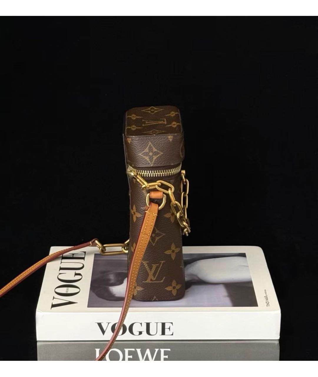 LOUIS VUITTON Коричневая сумка через плечо, фото 3