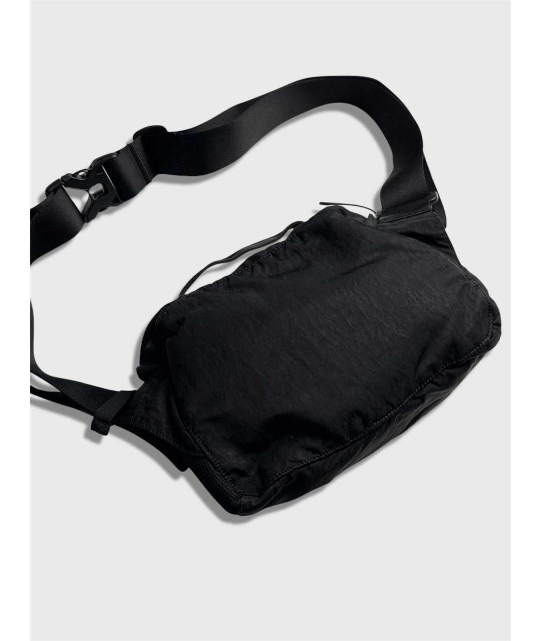 CP COMPANY Черная хлопковая поясная сумка, фото 5