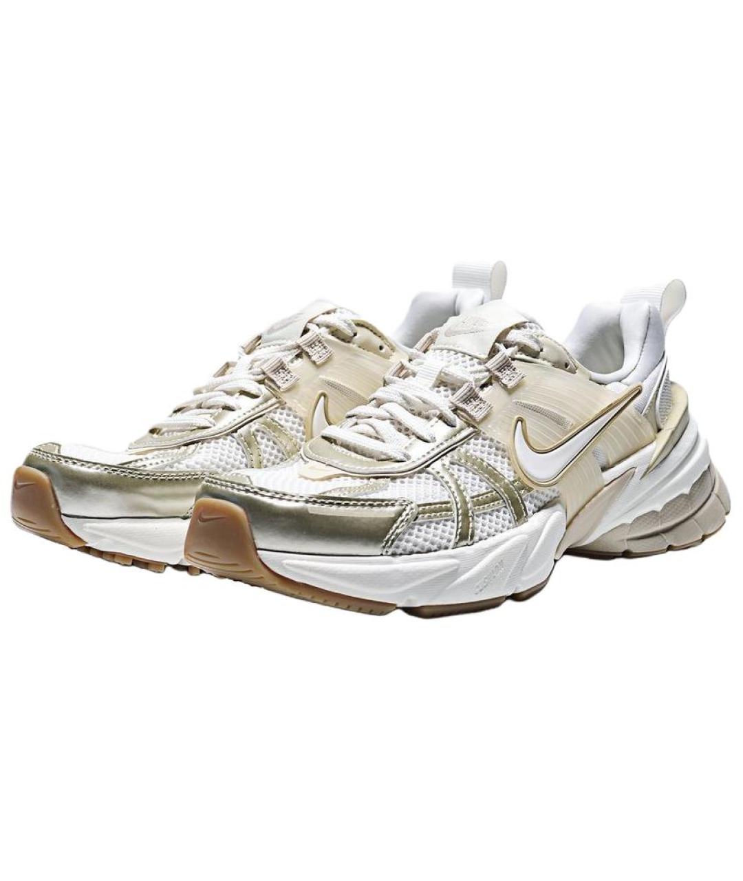 NIKE Белые кожаные кроссовки, фото 4