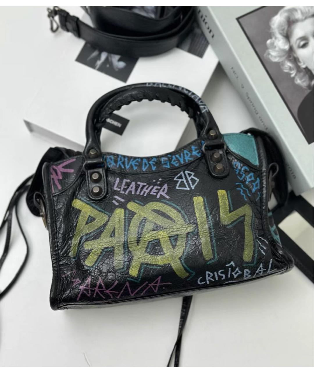 BALENCIAGA Мульти кожаная сумка тоут, фото 3