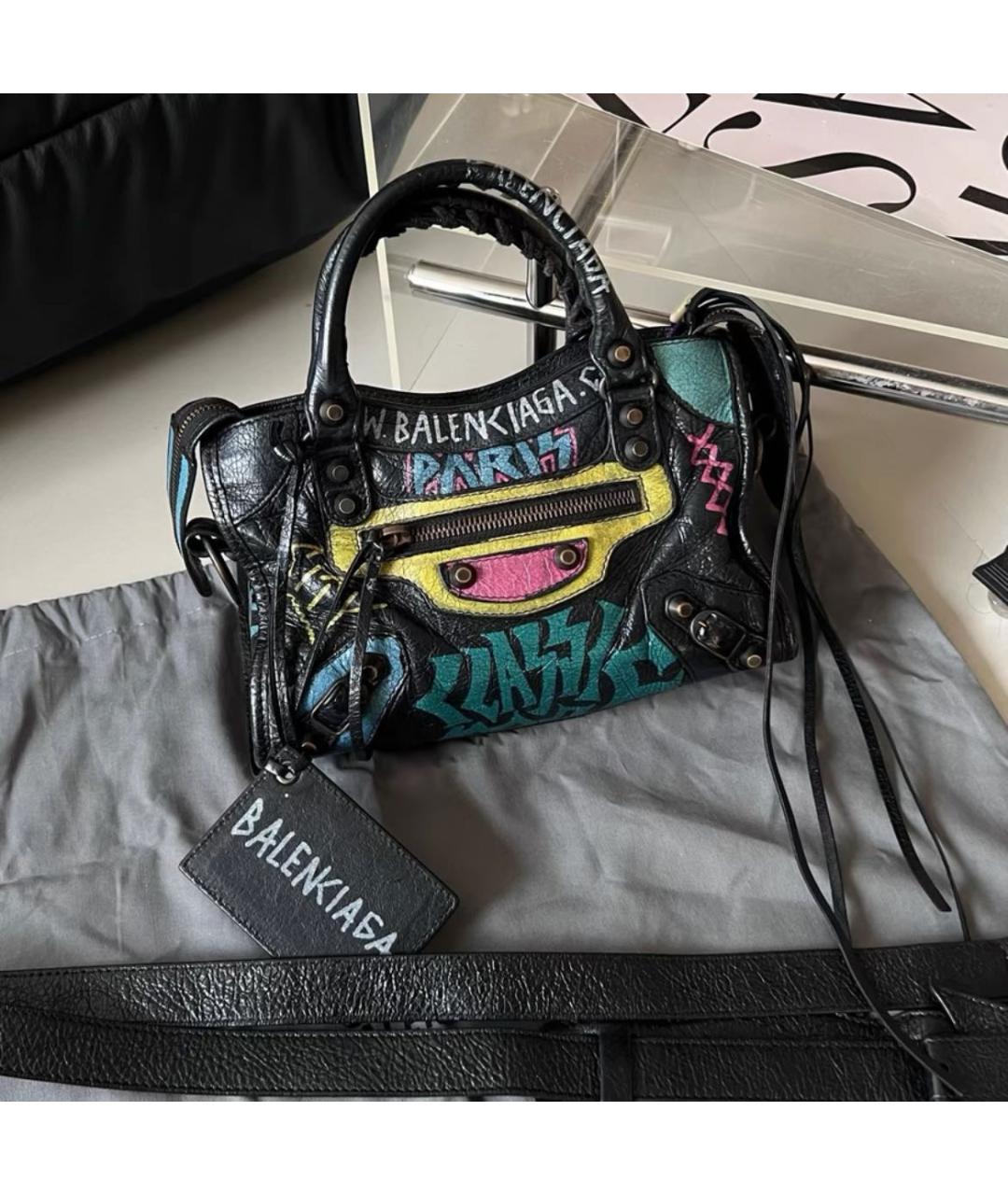 BALENCIAGA Мульти кожаная сумка тоут, фото 6