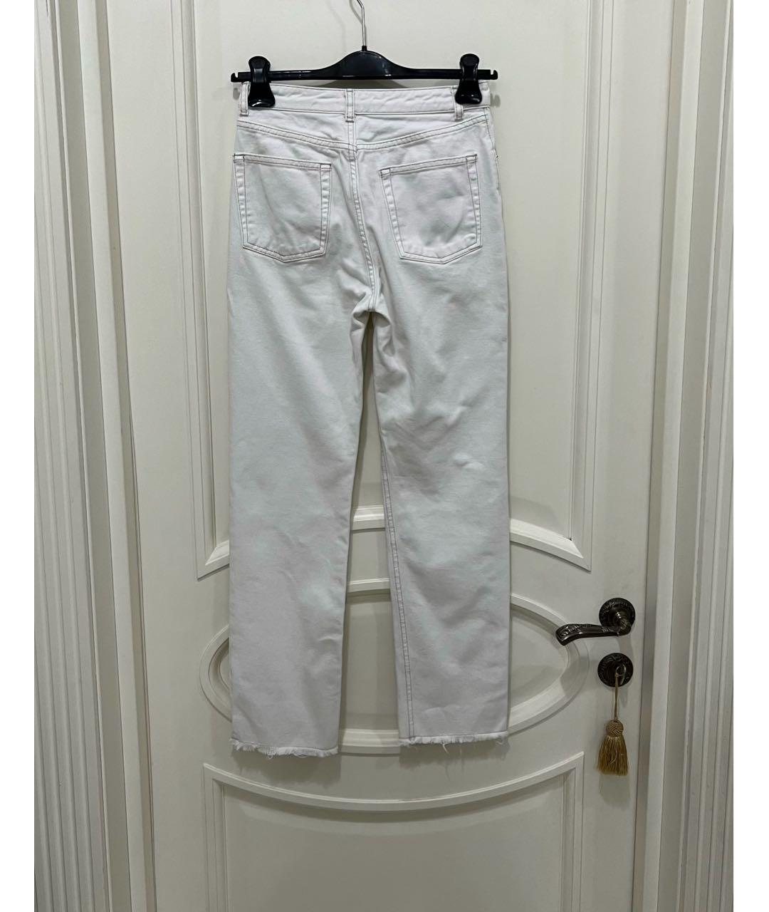 12 STOREEZ Бежевые хлопковые прямые джинсы, фото 7