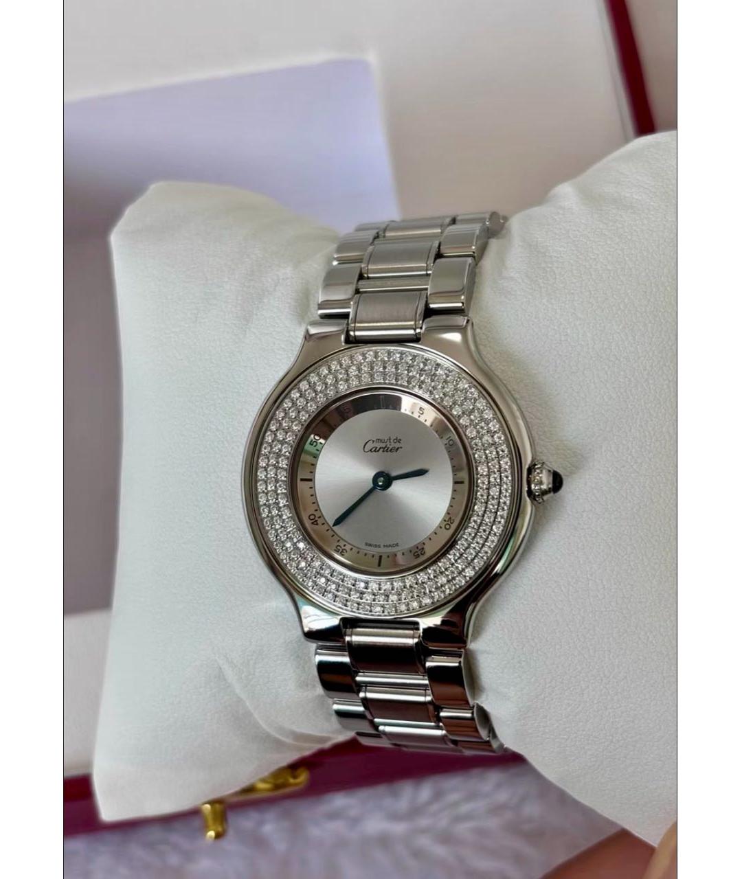 CARTIER Серебряные металлические часы, фото 3