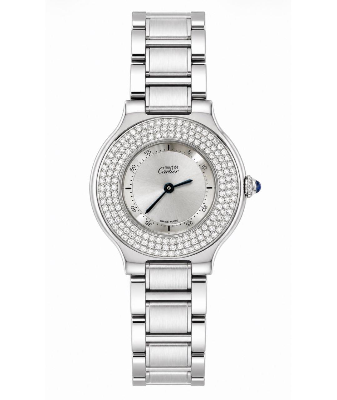 CARTIER Серебряные металлические часы, фото 1