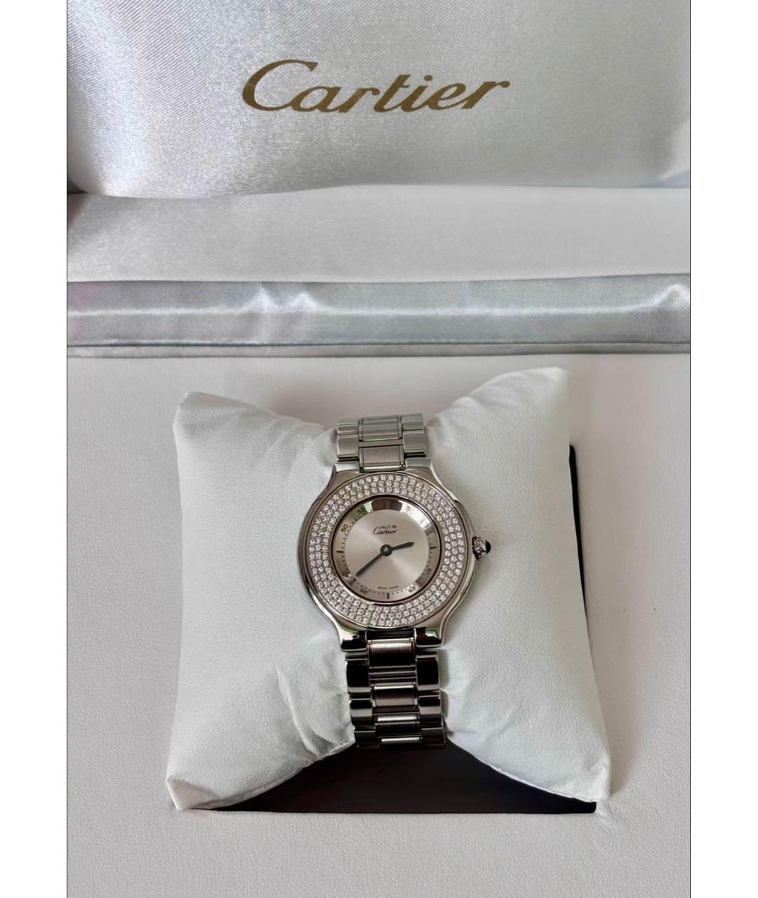 CARTIER Серебряные металлические часы, фото 7