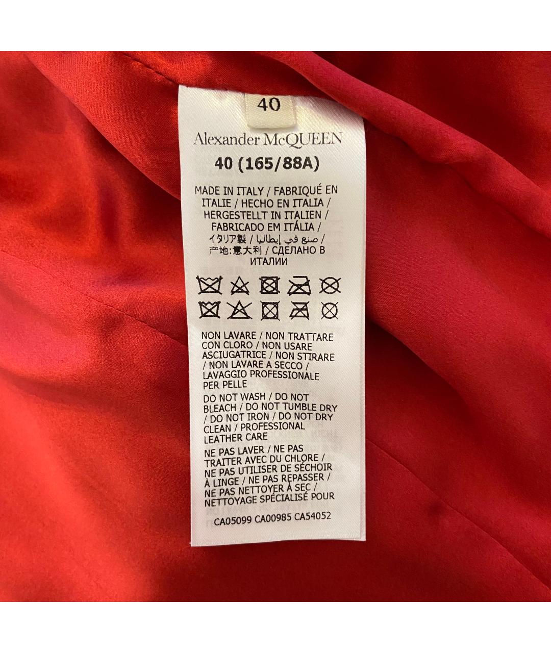 ALEXANDER MCQUEEN Черная кожаная куртка, фото 4