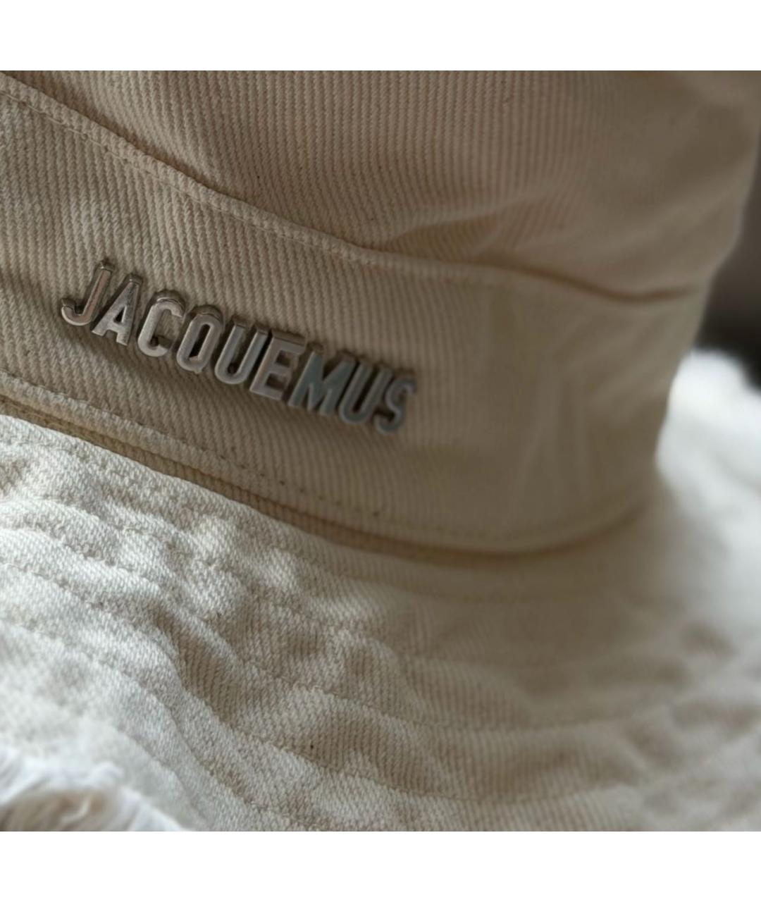 JACQUEMUS Бежевая панама, фото 3