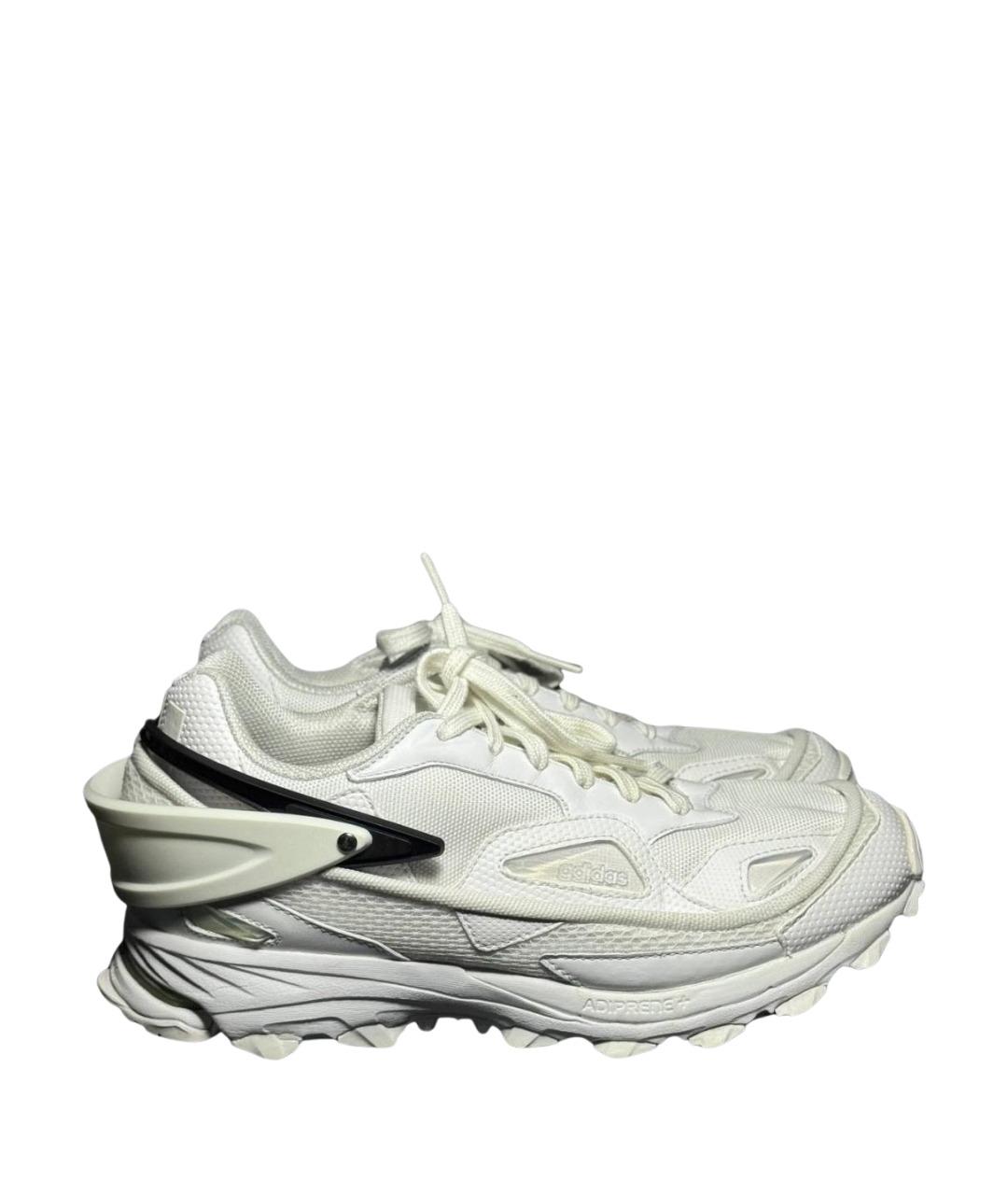 ADIDAS X RAF SIMONS Белые текстильные низкие кроссовки / кеды, фото 1