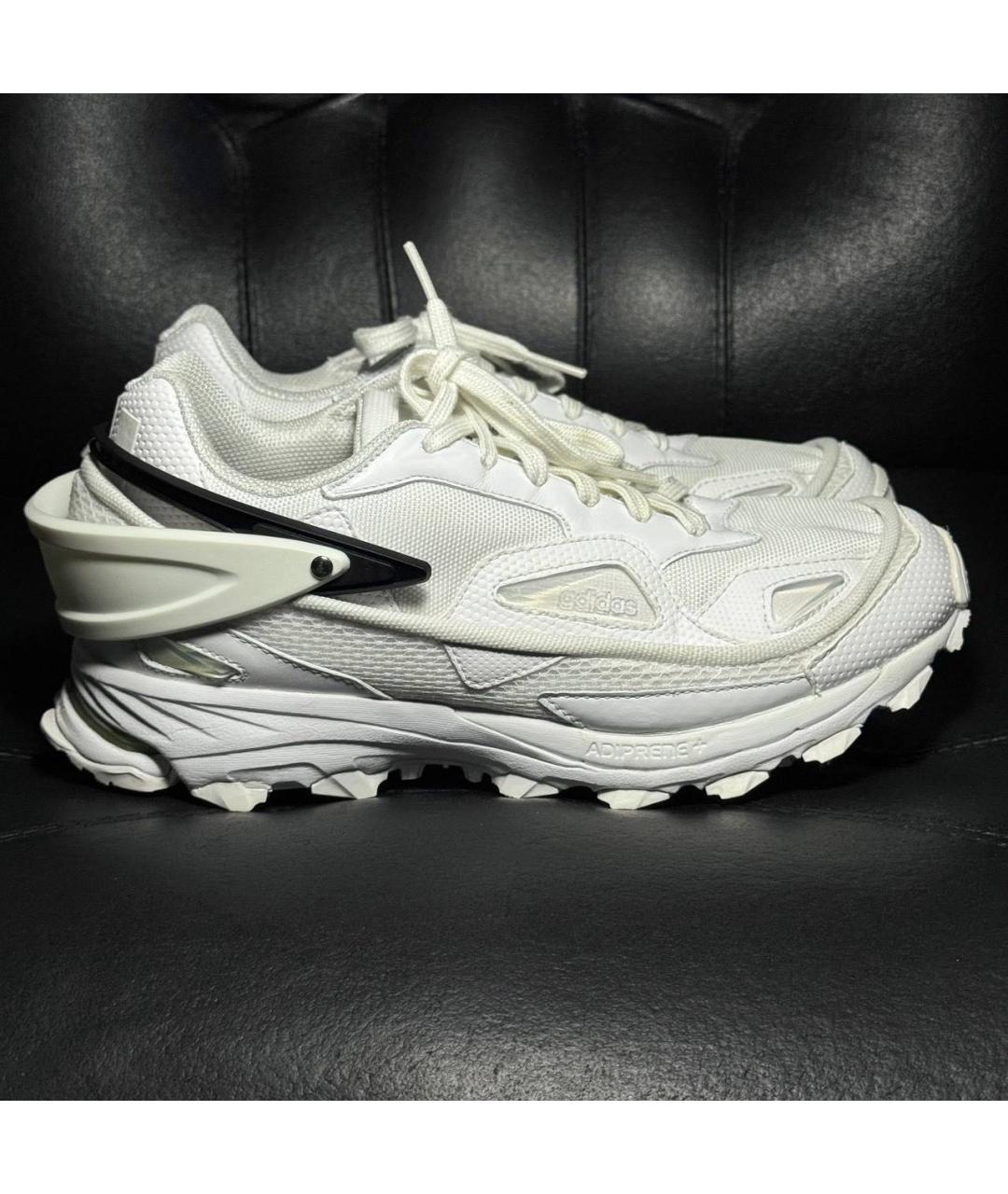 ADIDAS X RAF SIMONS Белые текстильные низкие кроссовки / кеды, фото 9