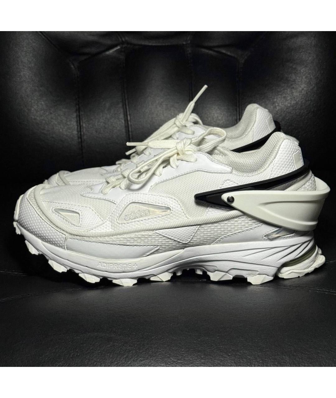 ADIDAS X RAF SIMONS Белые текстильные низкие кроссовки / кеды, фото 3