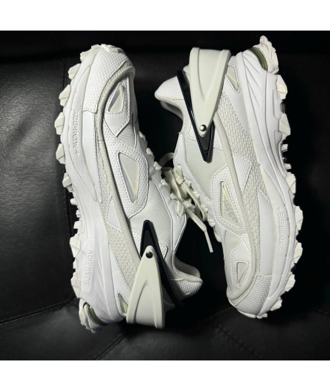 ADIDAS X RAF SIMONS Белые текстильные низкие кроссовки / кеды, фото 5