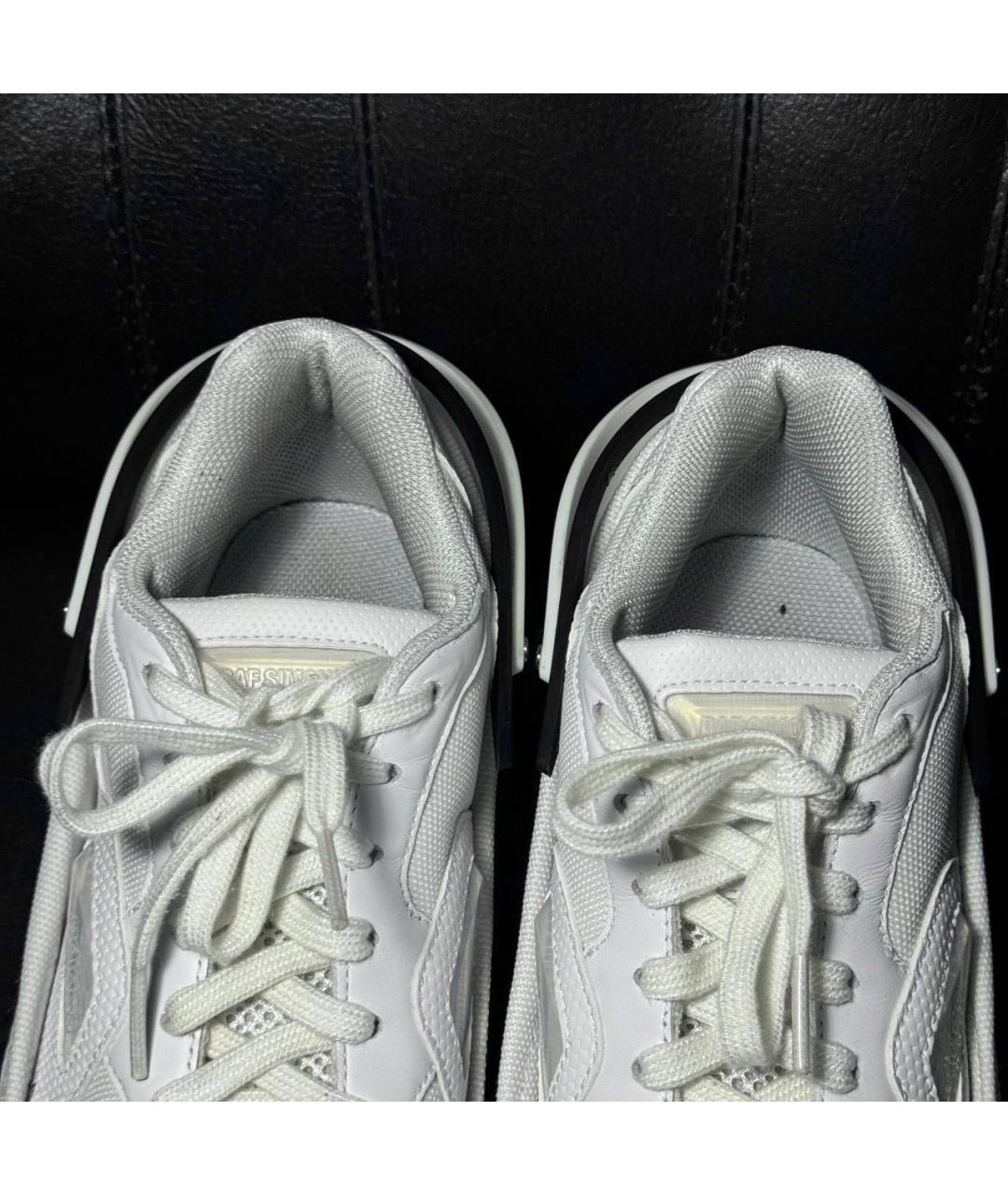 ADIDAS X RAF SIMONS Белые текстильные кроссовки, фото 8
