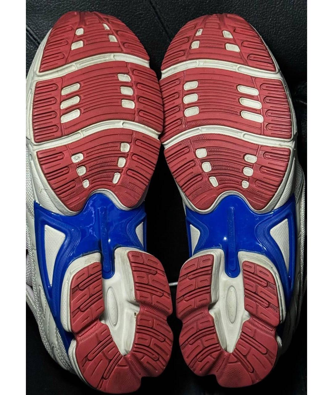 ADIDAS X RAF SIMONS Бежевые текстильные низкие кроссовки / кеды, фото 8