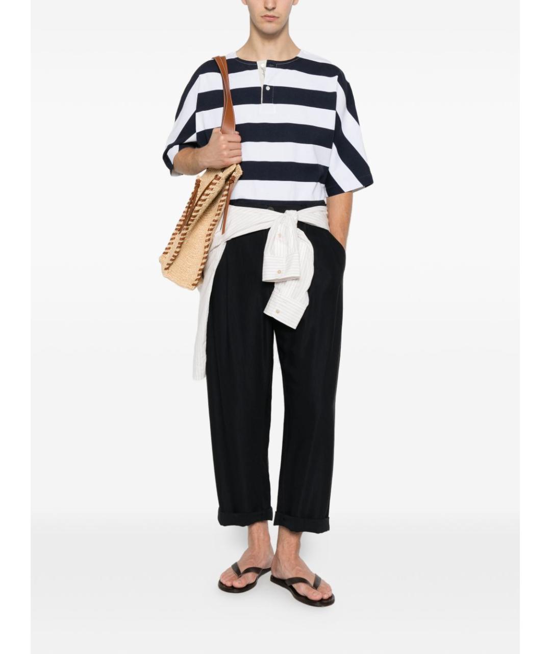 JACQUEMUS Мульти хлопковая футболка, фото 4