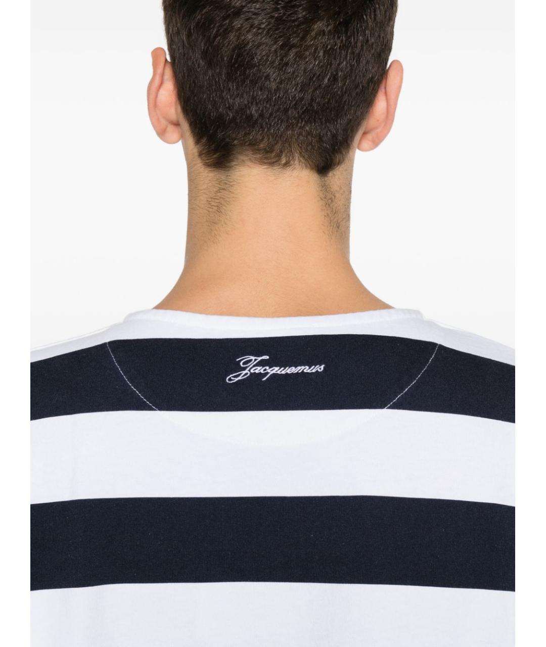 JACQUEMUS Мульти хлопковая футболка, фото 3