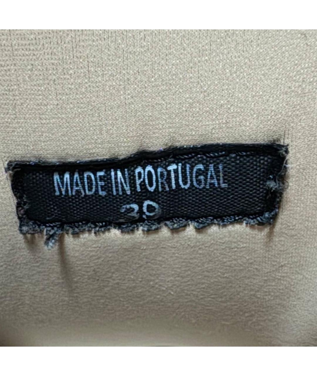 LANVIN Бежевые текстильные низкие кроссовки / кеды, фото 6