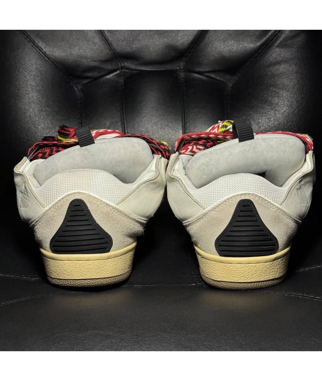 LANVIN Бежевые текстильные кроссовки, фото 2