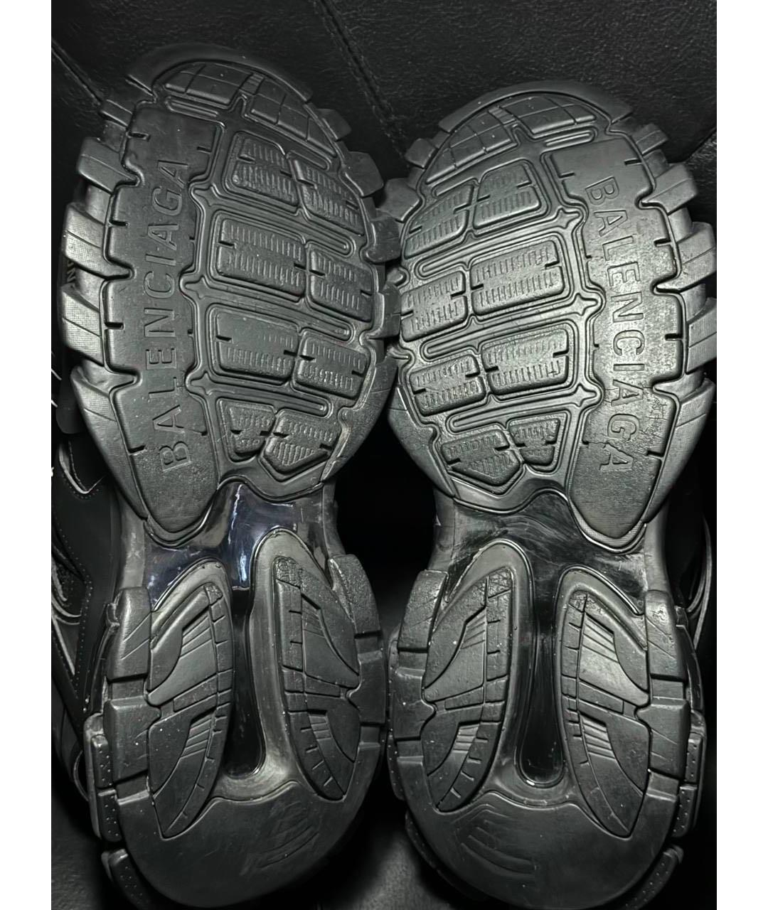 BALENCIAGA Черные текстильные низкие кроссовки / кеды, фото 7