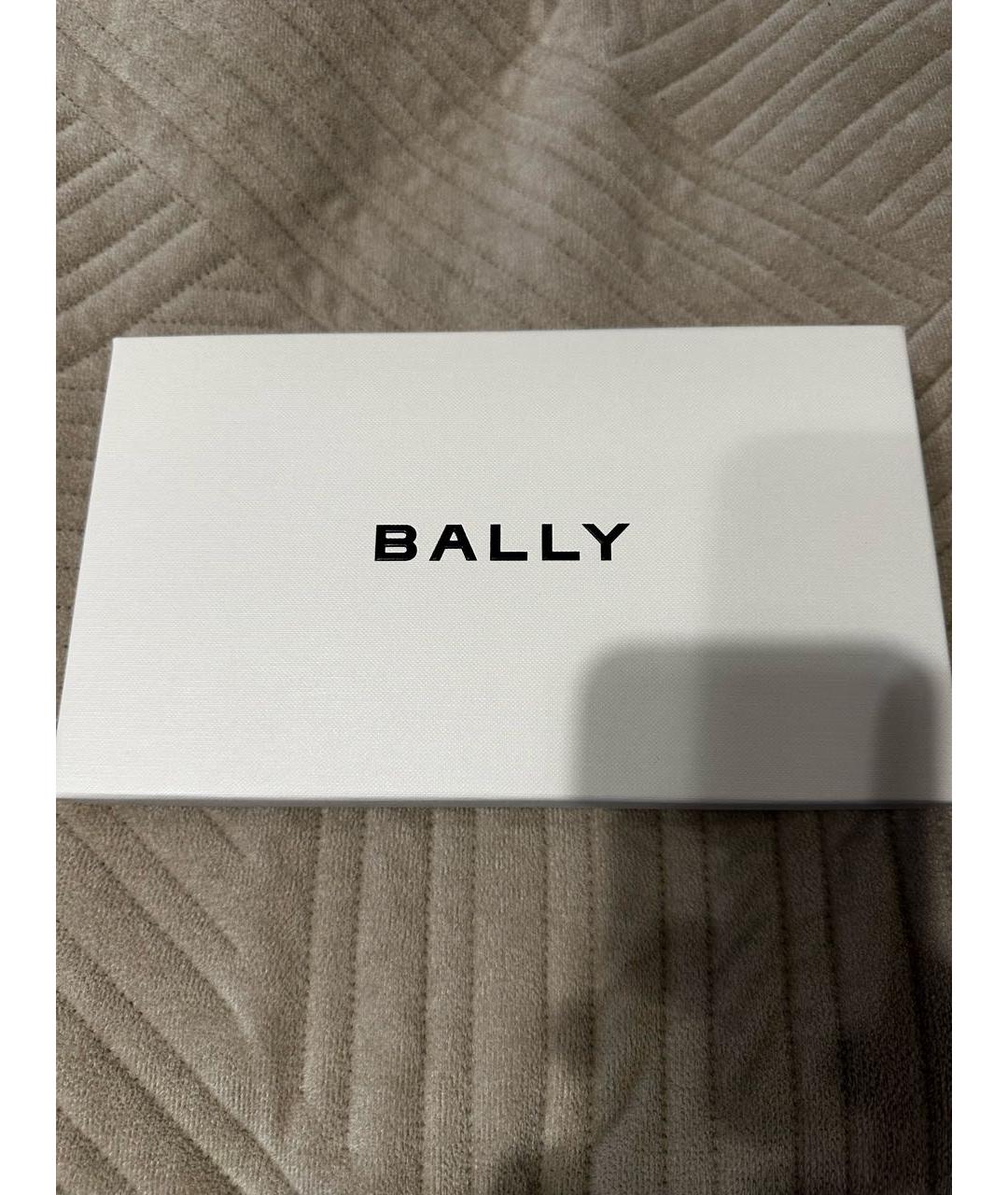 BALLY Черный кожаный кошелек, фото 6