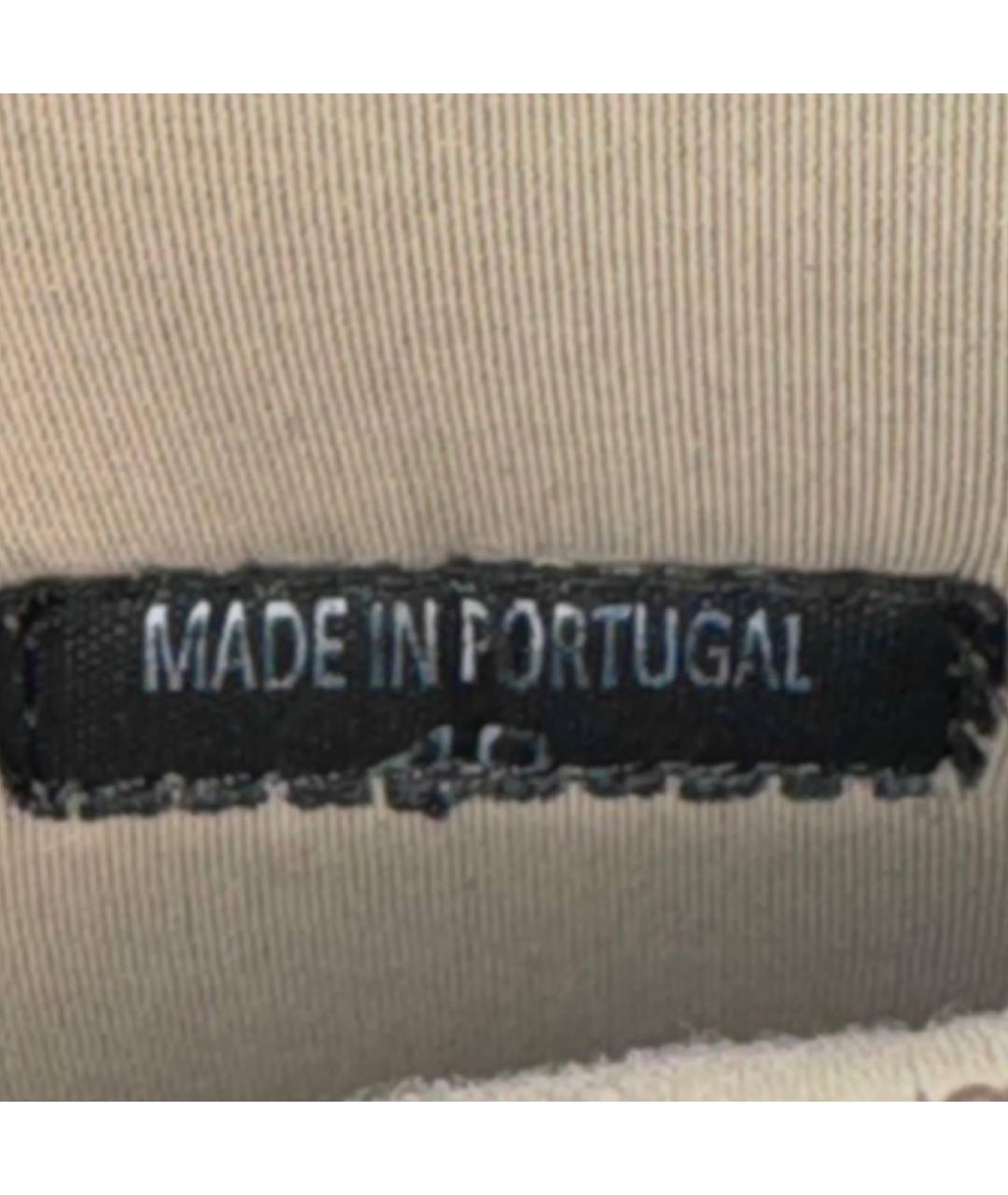 LANVIN Бежевые текстильные кроссовки, фото 5