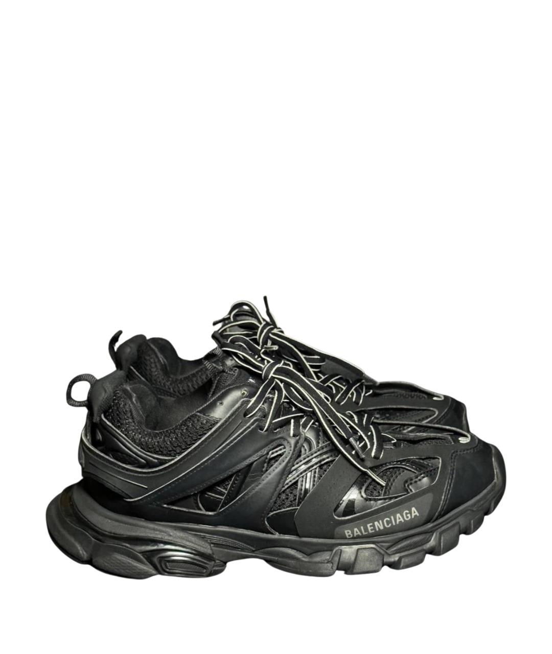 BALENCIAGA Черные текстильные кроссовки, фото 1