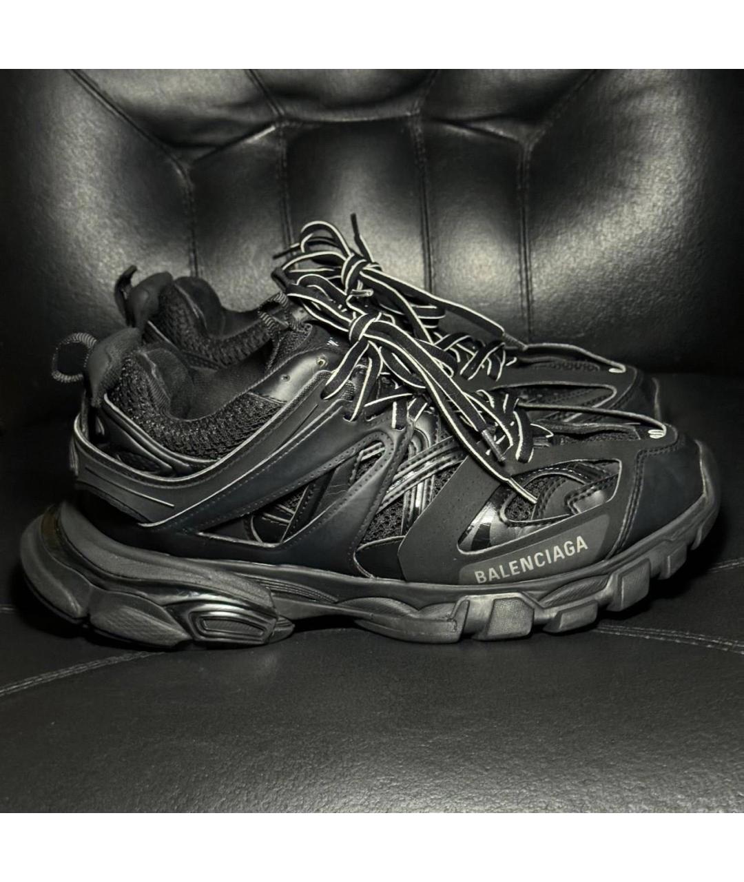 BALENCIAGA Черные текстильные кроссовки, фото 9
