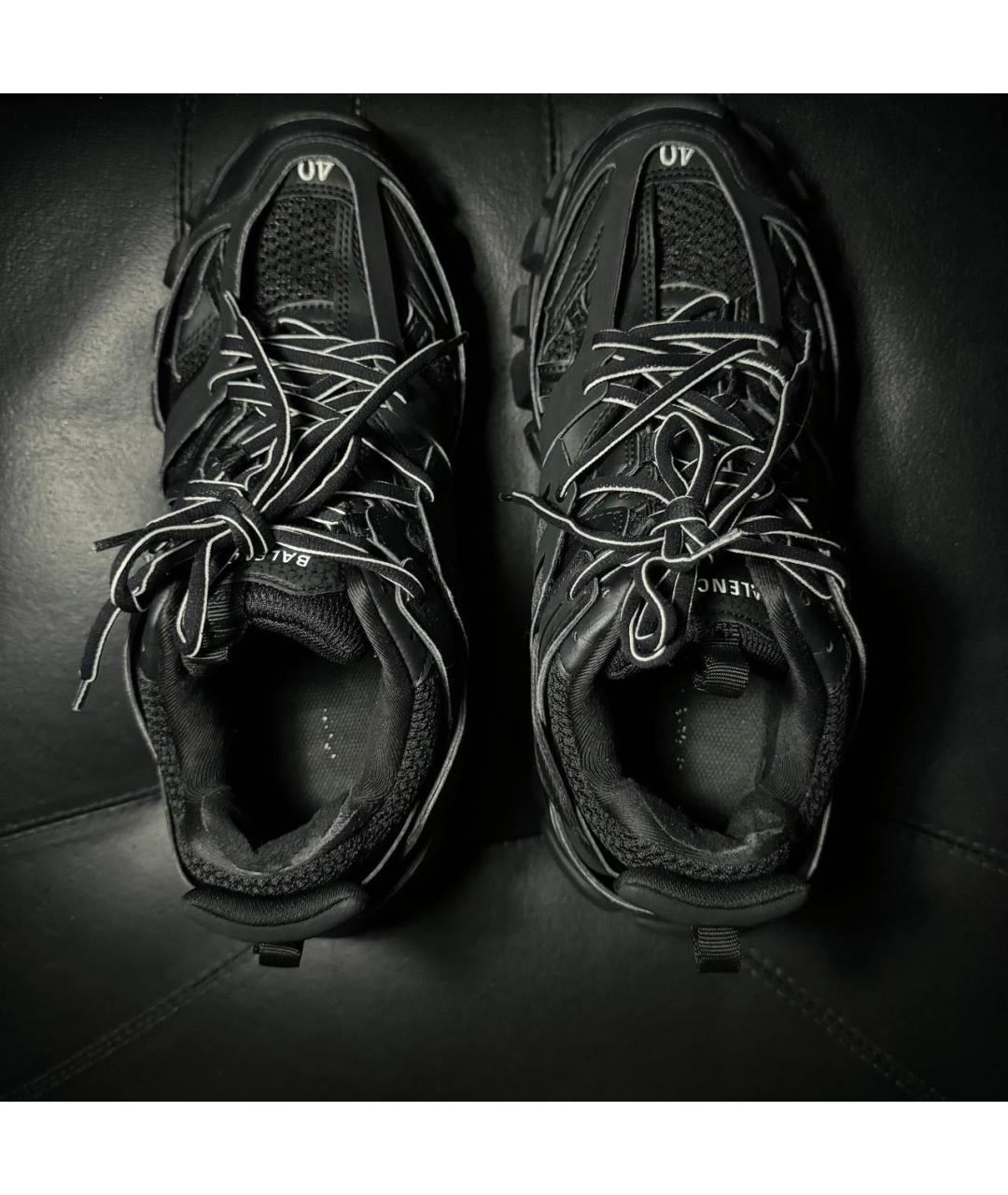 BALENCIAGA Черные текстильные кроссовки, фото 6