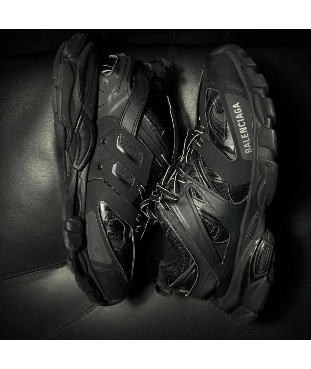 BALENCIAGA Черные текстильные кроссовки, фото 4