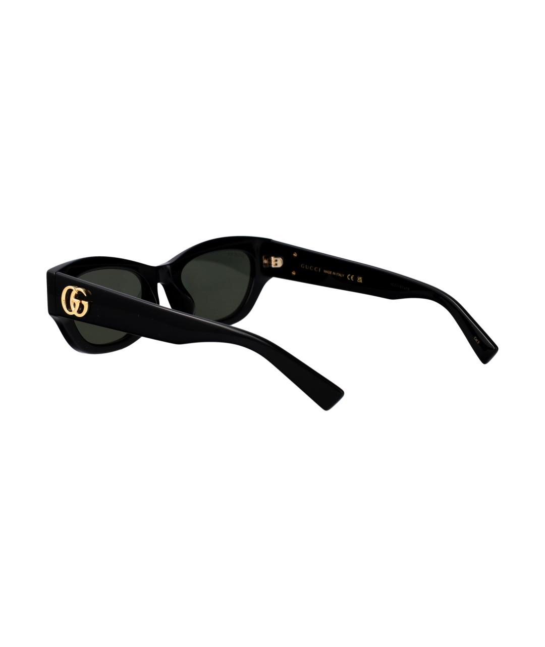 GUCCI Черные пластиковые солнцезащитные очки, фото 4