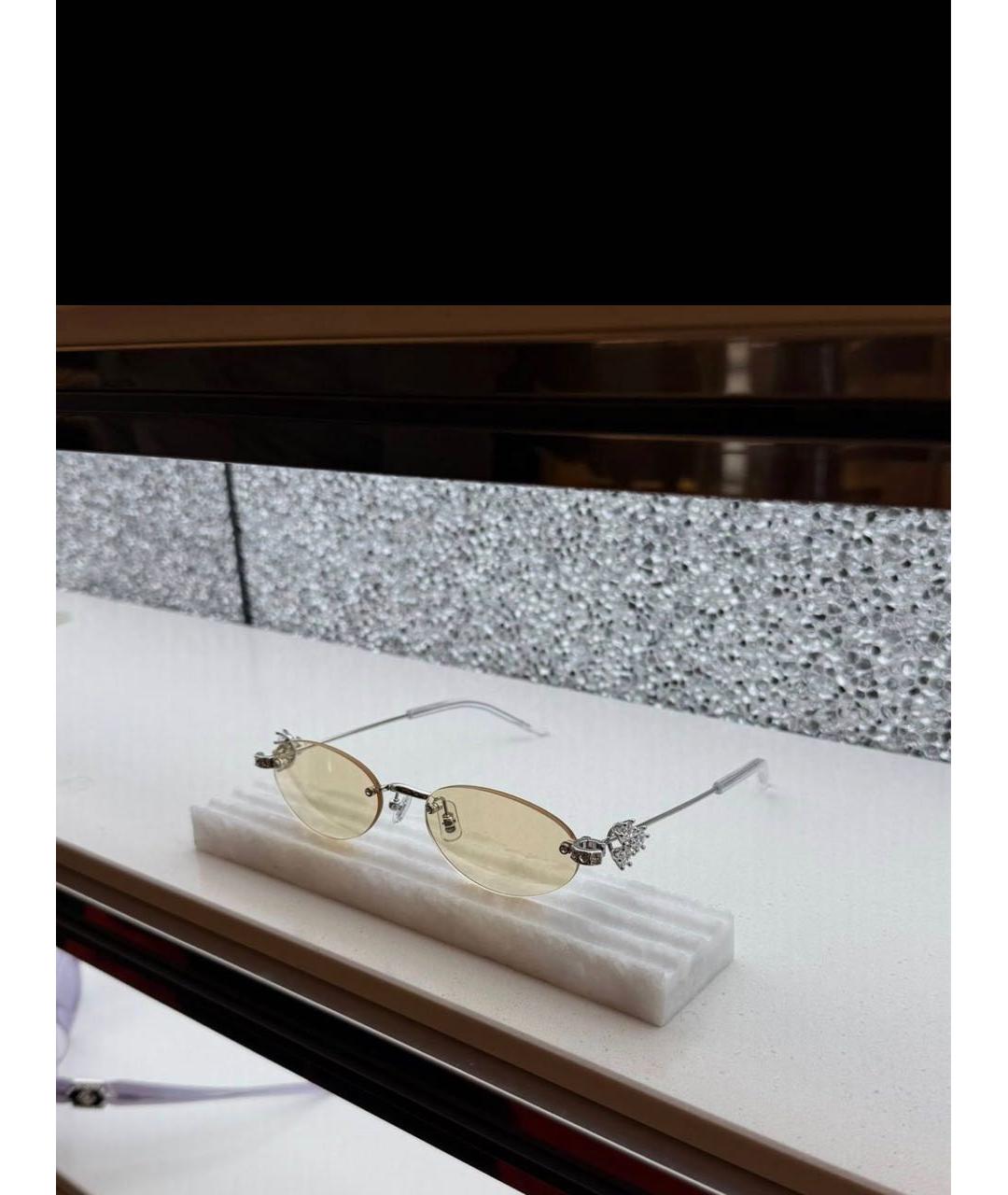 GENTLE MONSTER Серебряные металлические солнцезащитные очки, фото 6
