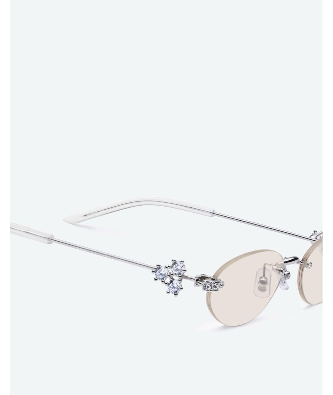 GENTLE MONSTER Серебряные металлические солнцезащитные очки, фото 3