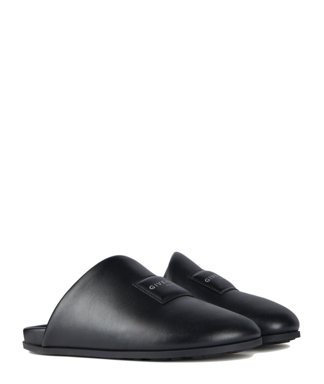 GIVENCHY Черные кожаные сандалии, фото 3