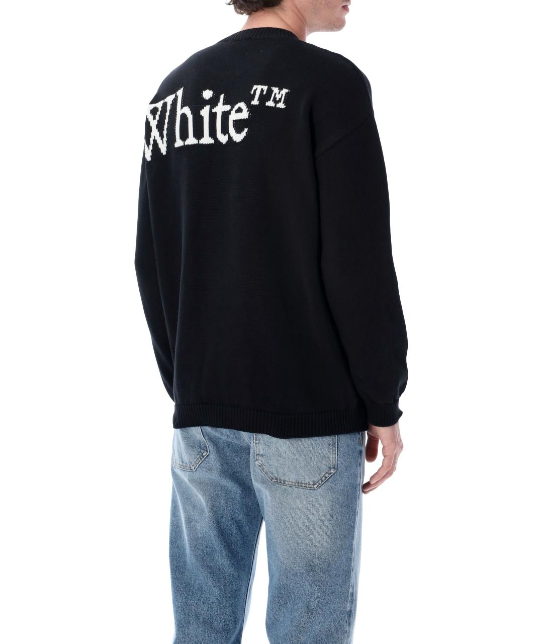 OFF-WHITE Черный джемпер / свитер, фото 2