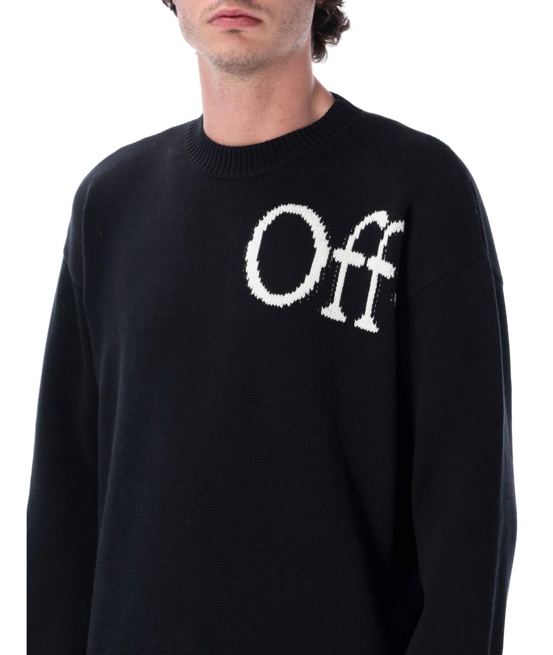 OFF-WHITE Черный джемпер / свитер, фото 3