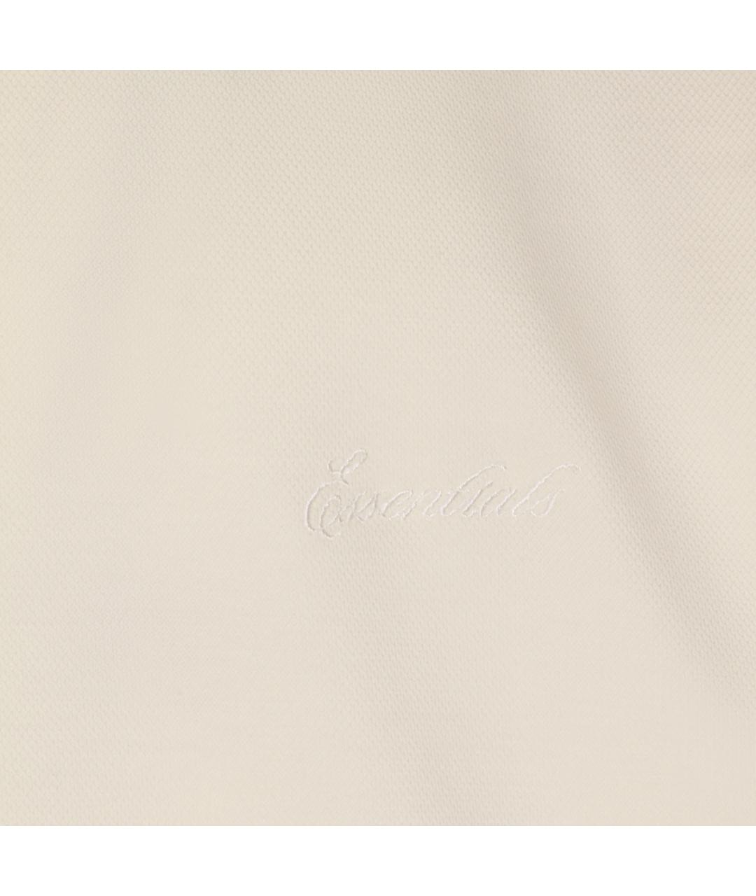 FEAR OF GOD ESSENTIALS Бежевая хлопковая футболка, фото 3
