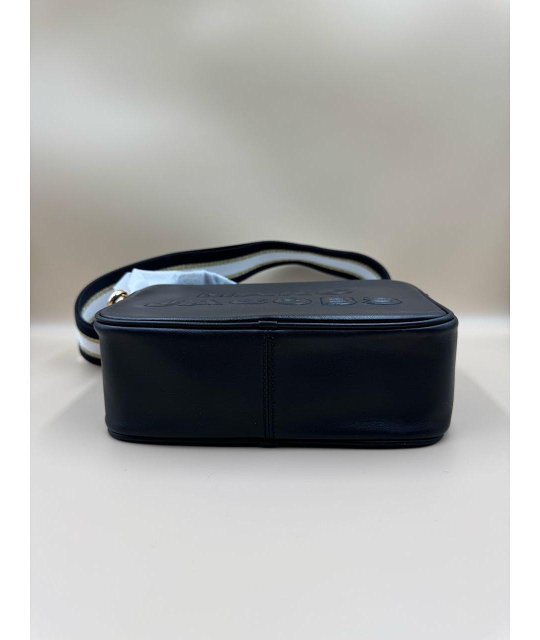 MARC JACOBS Черная кожаная сумка через плечо, фото 5