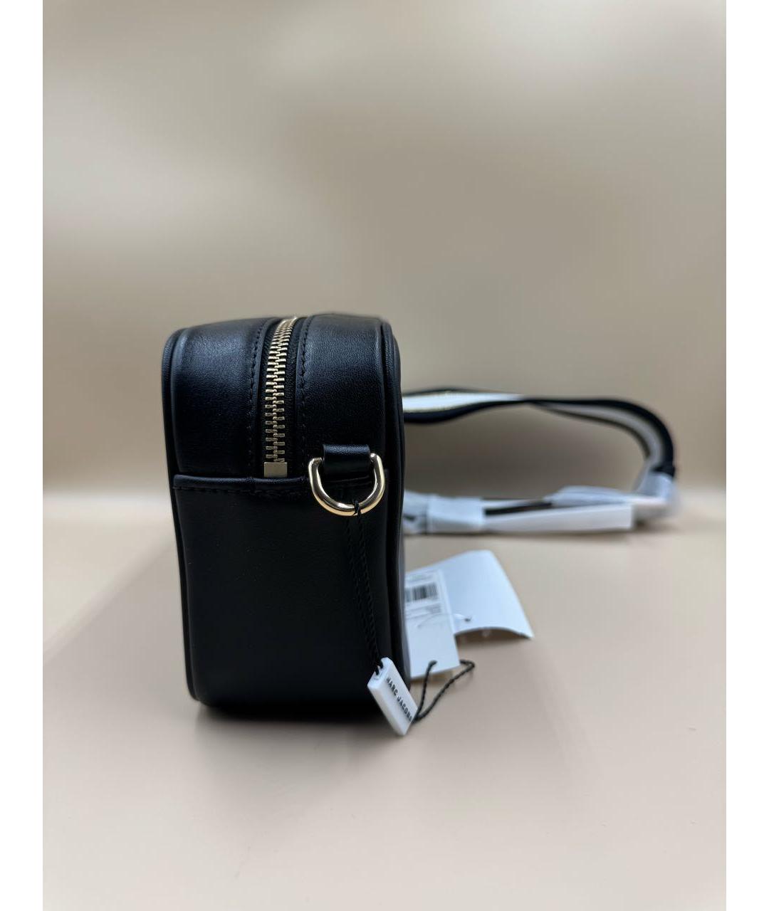 MARC JACOBS Черная кожаная сумка через плечо, фото 3