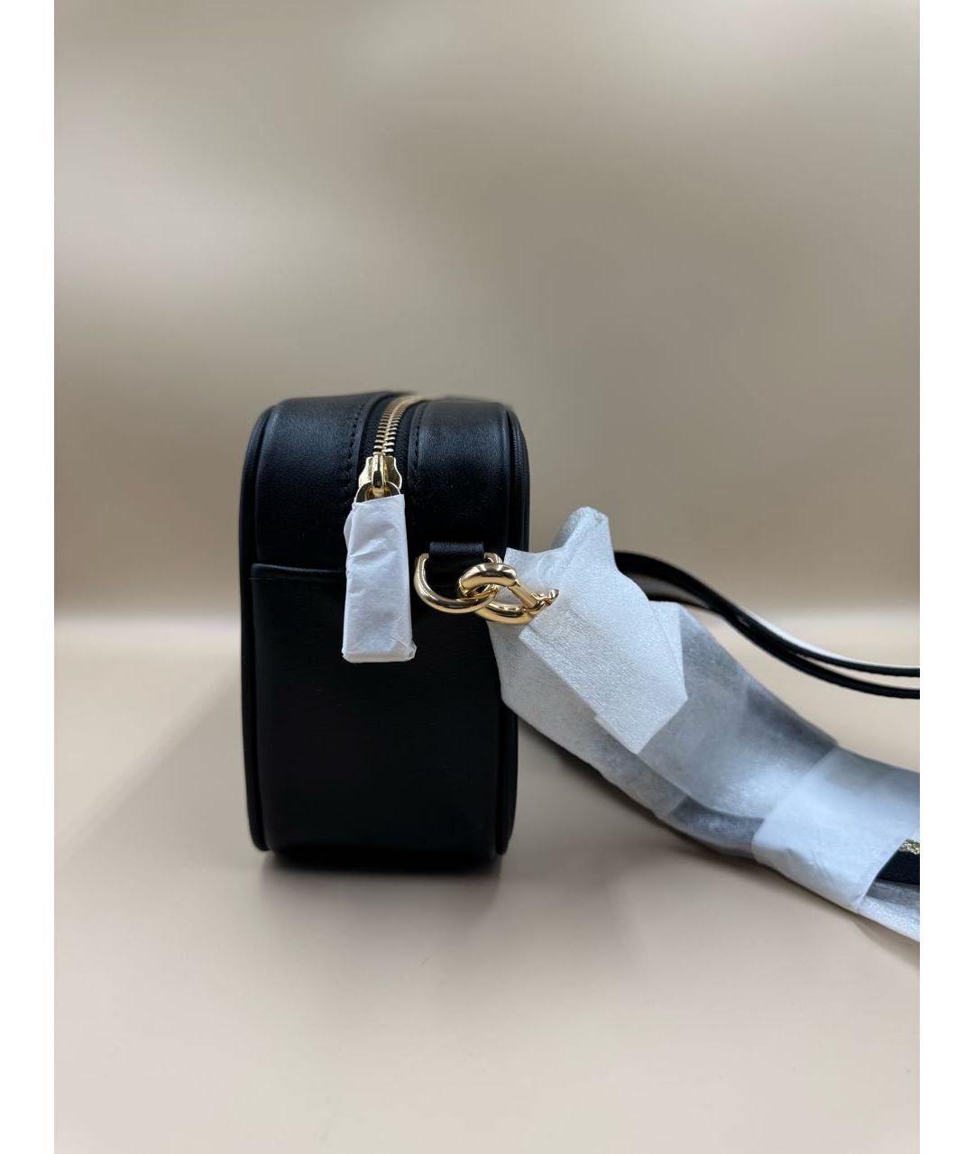 MARC JACOBS Черная кожаная сумка через плечо, фото 4