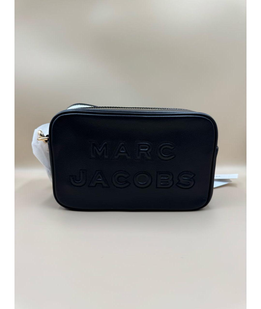 MARC JACOBS Черная кожаная сумка через плечо, фото 8