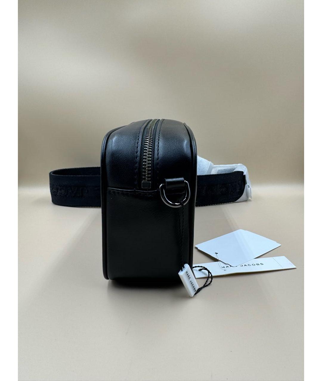 MARC JACOBS Черная кожаная сумка через плечо, фото 3