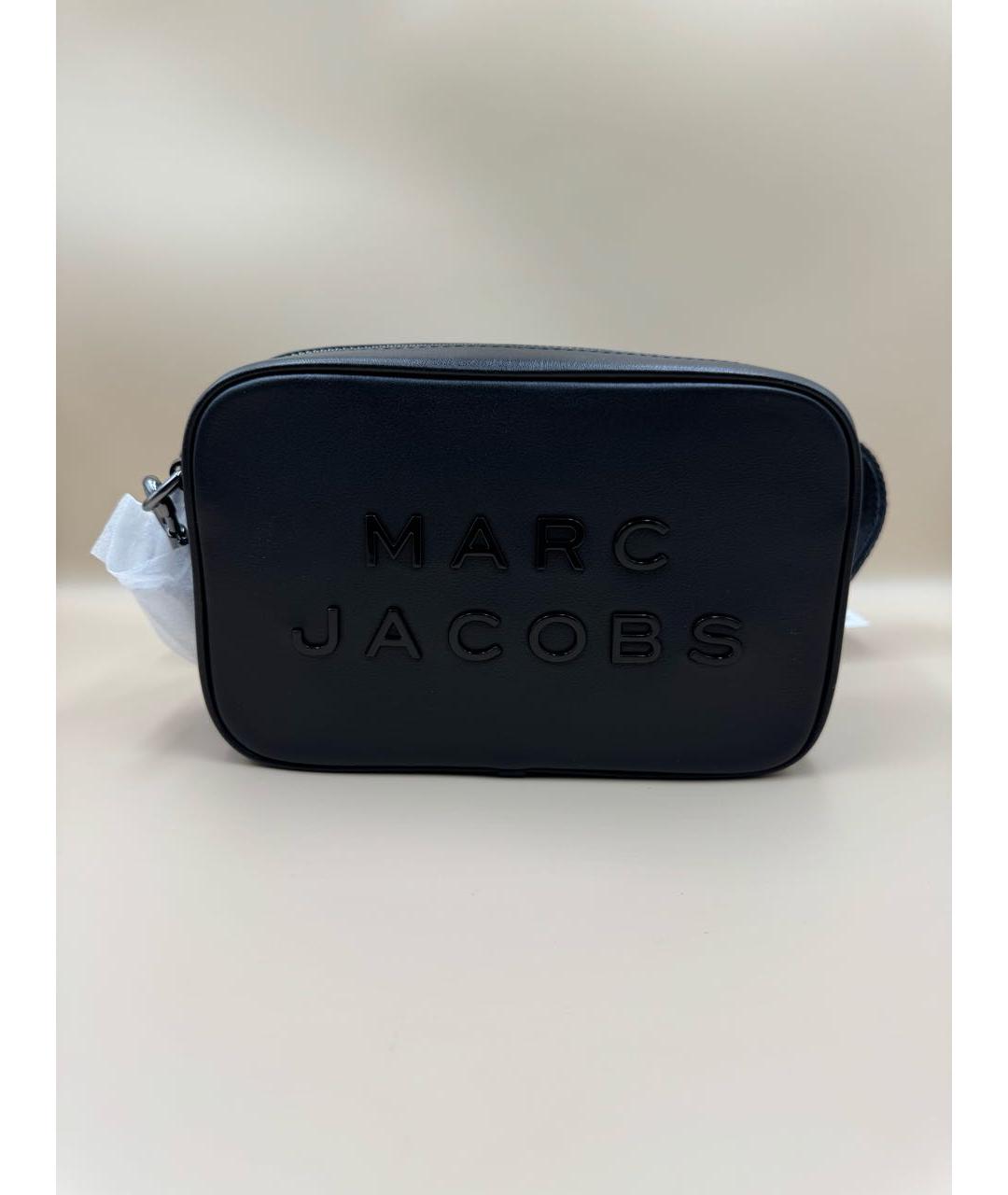 MARC JACOBS Черная кожаная сумка через плечо, фото 8