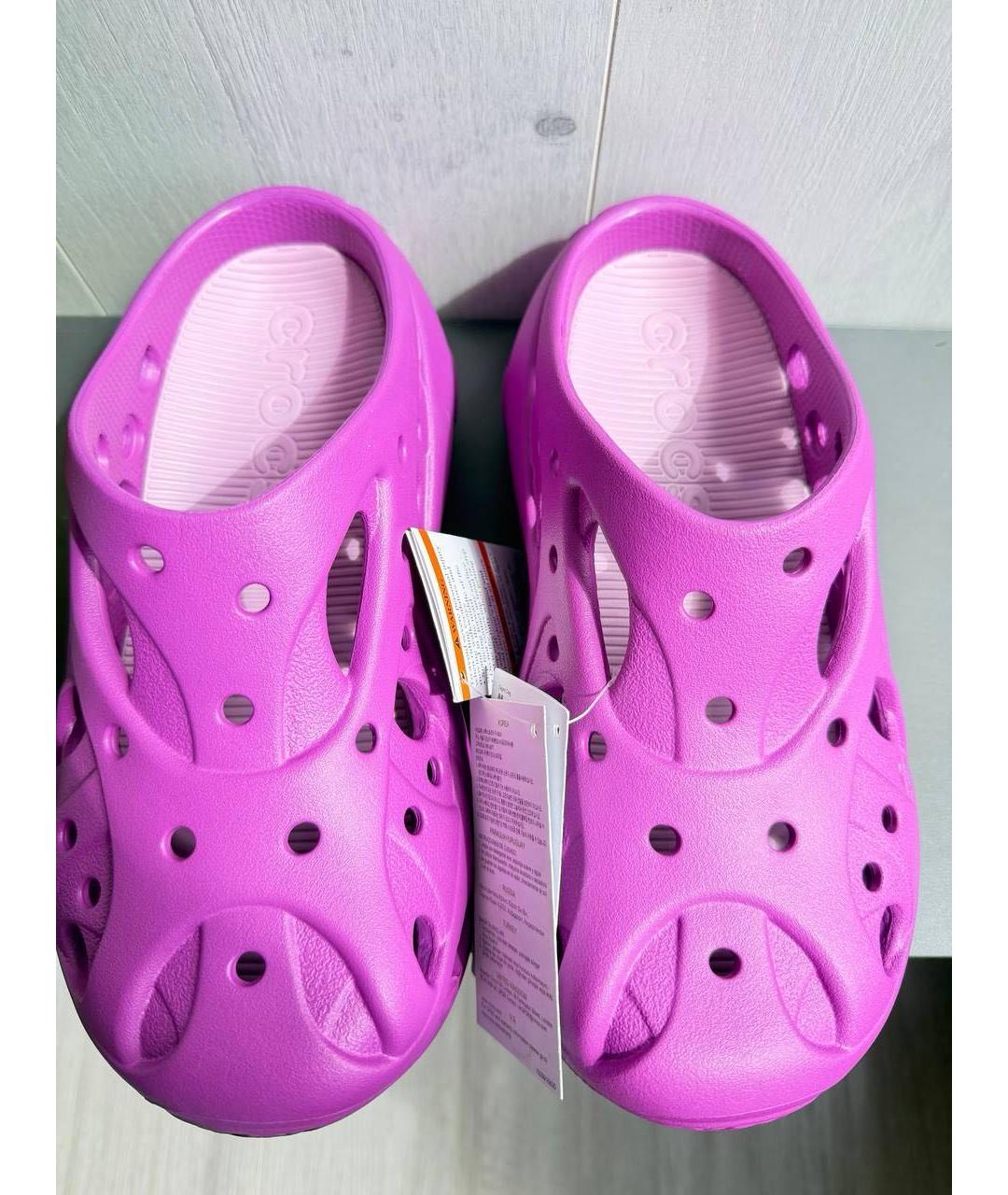 CROCS Фуксия резиновые сабо, фото 2