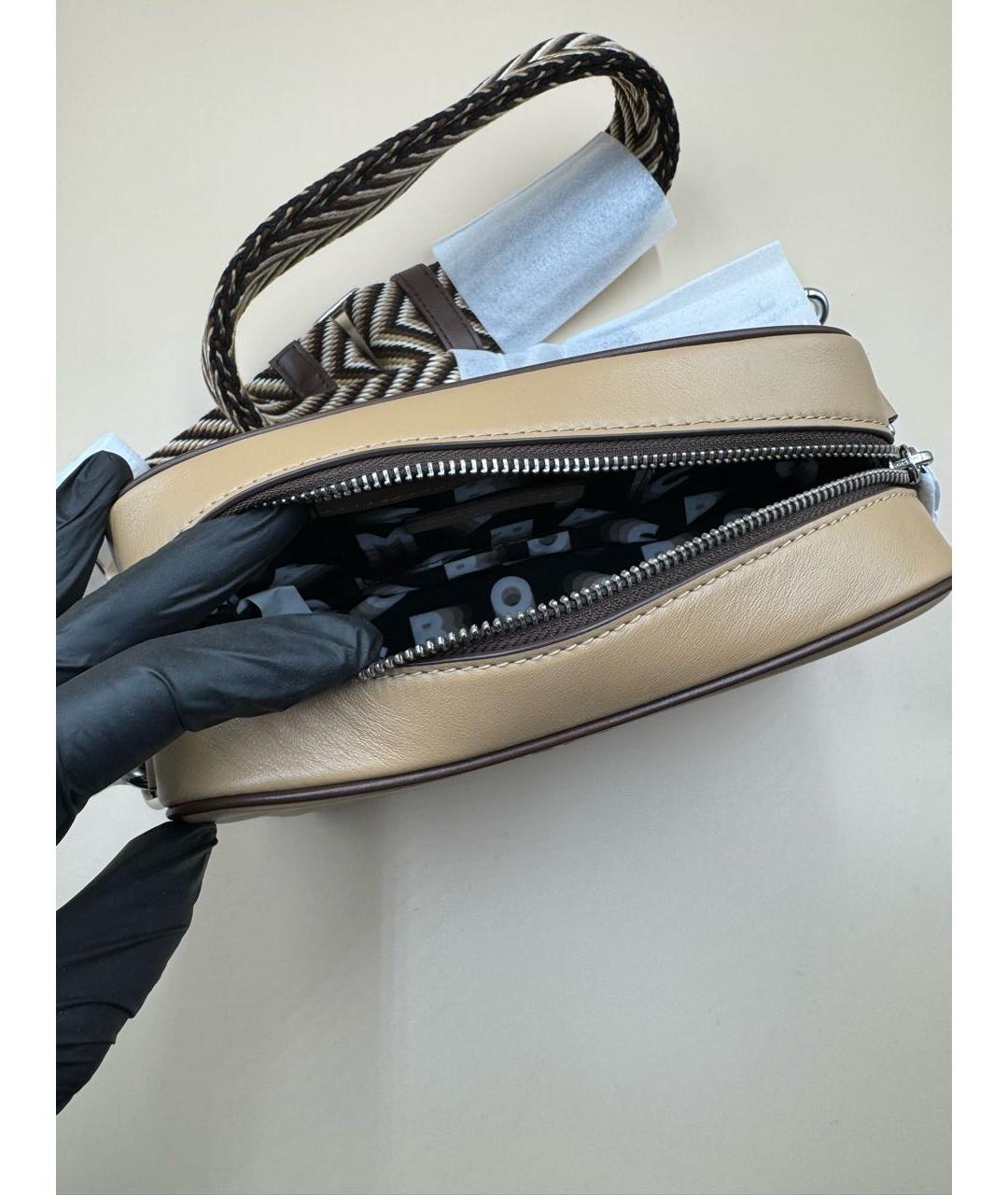 MARC JACOBS Коричневая кожаная сумка через плечо, фото 6