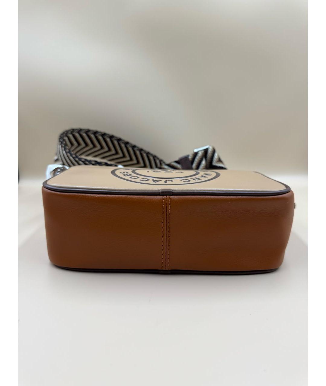 MARC JACOBS Коричневая кожаная сумка через плечо, фото 5